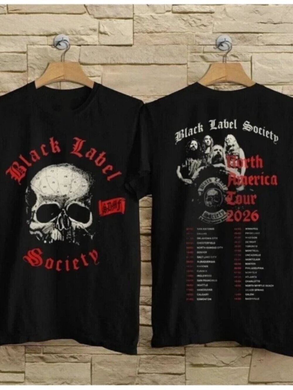 Black Label Society Tour 2026 T-Shirt